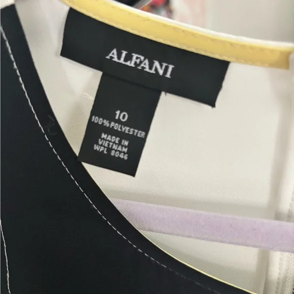 Alfani Colorful Abstract Print Women's Shift Dress SZ 10 - Picture 2 of 3